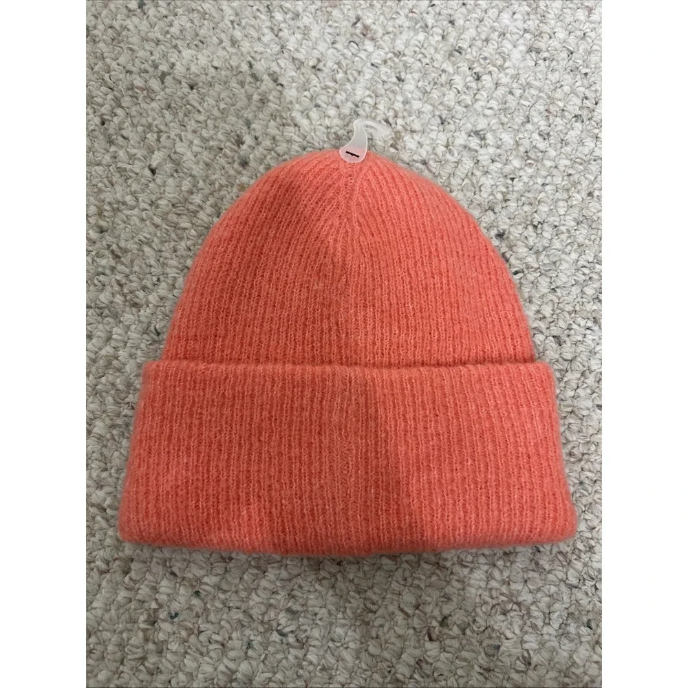 Art Class Girl's Size One Fits All Beanie Hat Knit‎ For Ages 3 Plus Orange New